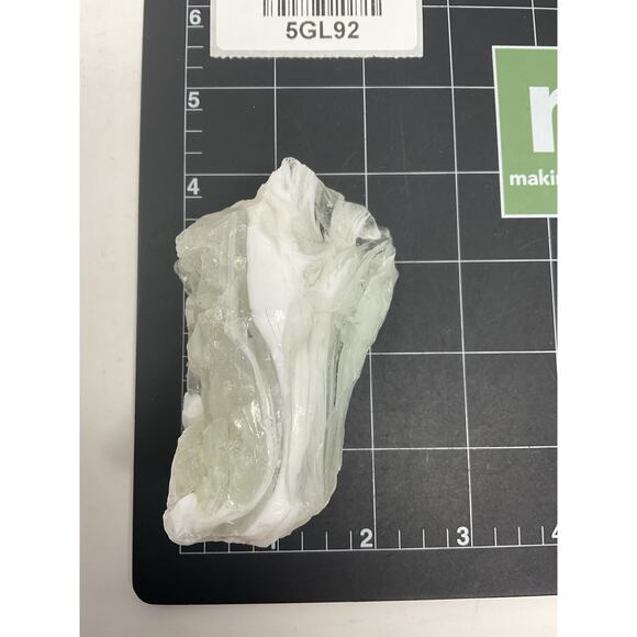 Milk Glass Opalescent Layered Art Glass Cullet Glowing Manganese Slag #5GL92 - Picture 8 of 8